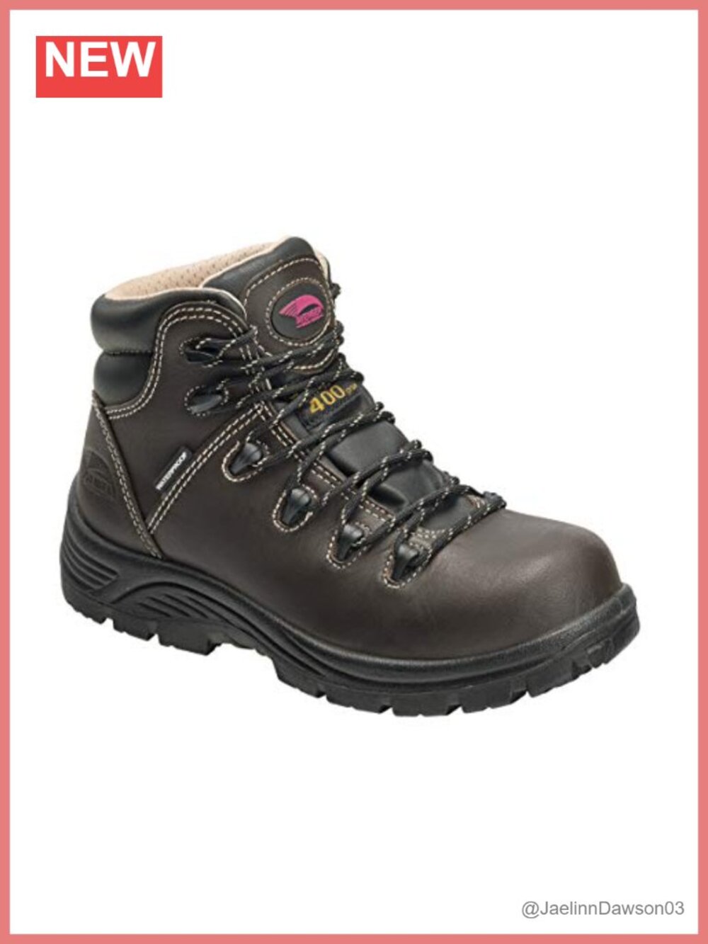 Waterproof Full-Grain Leather Composite Toe Work Boots